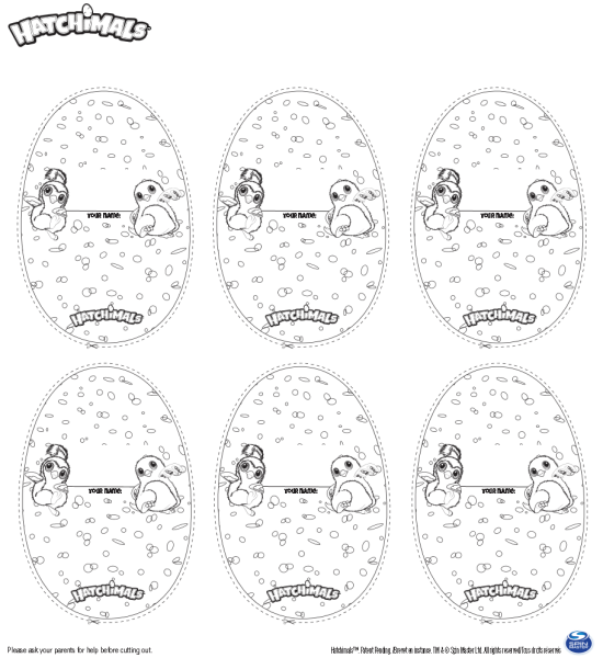 Морские Хетчималс раскраска