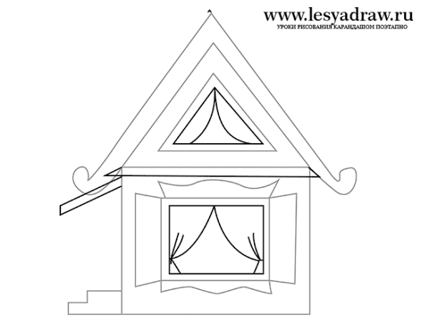 Рисование сказочный Терем