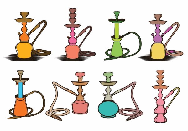 Нарисованный кальян