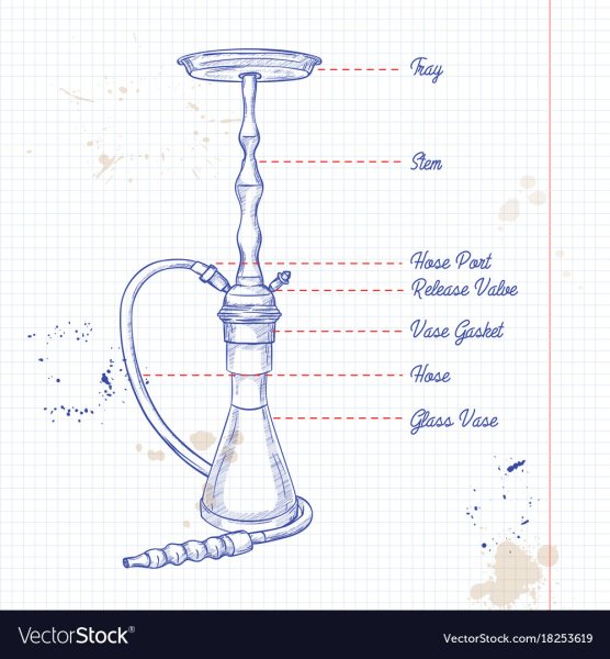 Чертеж кальяна