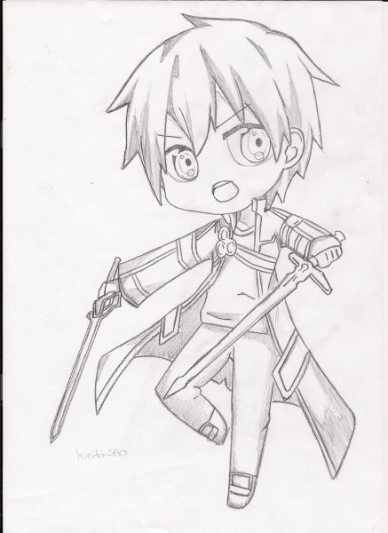 Кирито эскиз