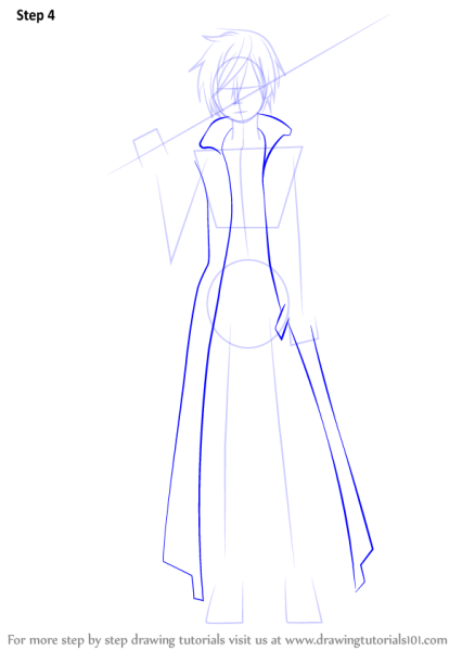 Мечи Кирито карандашом