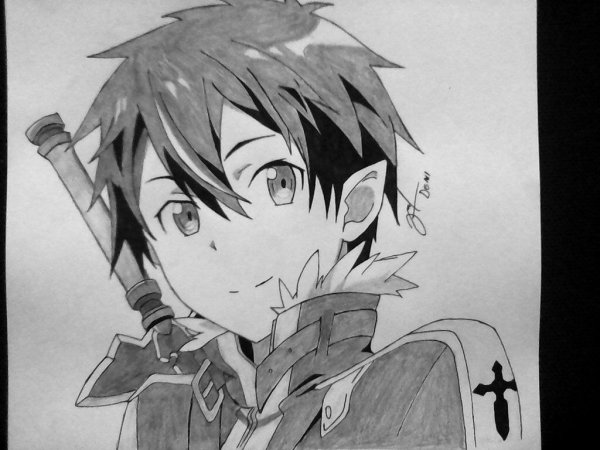 Аниме поэтапно Кирито