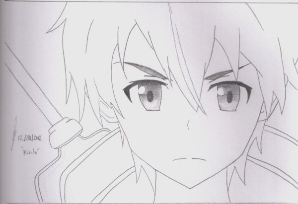 Кирито эскиз