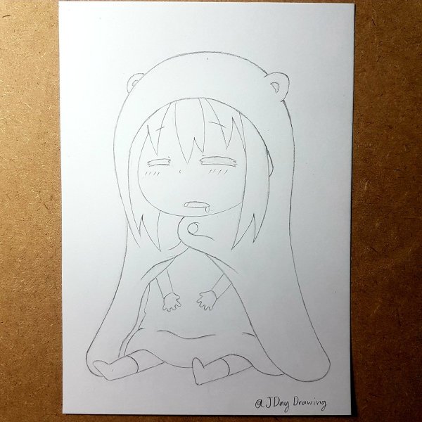 Аниме Умару карандашом