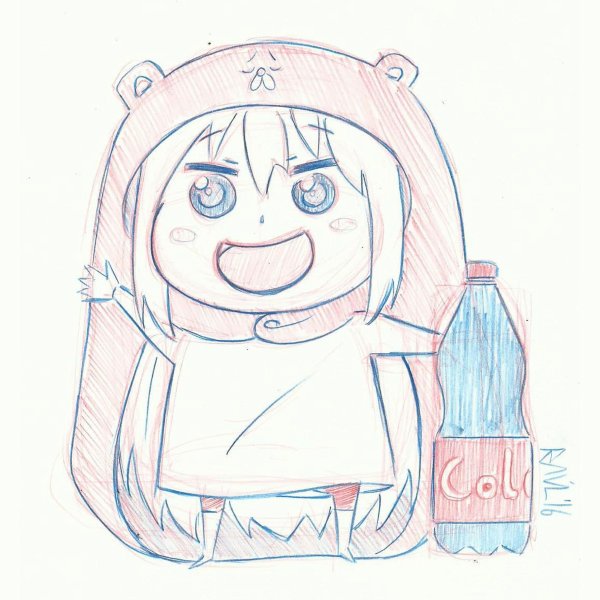 Умару карандашом для рисования