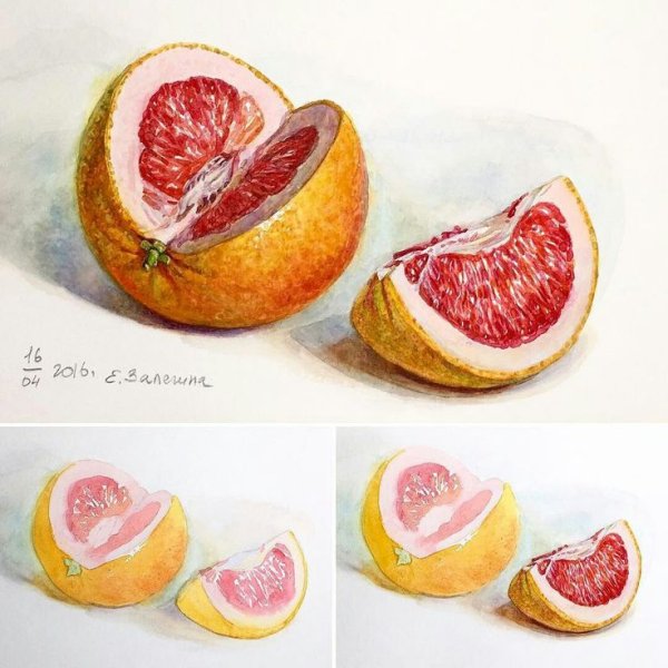 Залегина Елизавета акварель