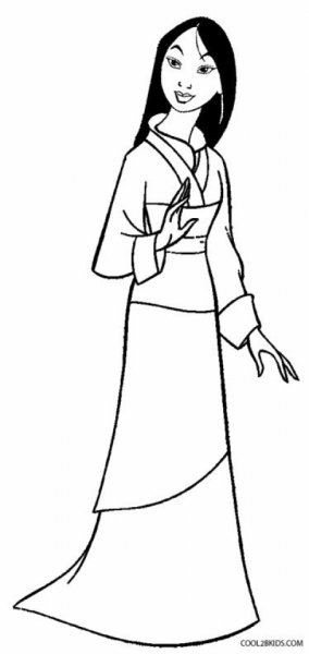 Раскраска Мулан 2