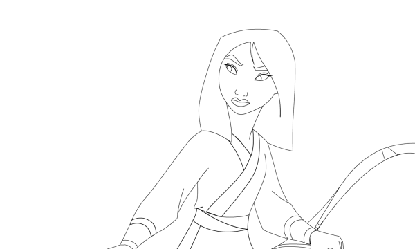 Мулан картинки для срисовки