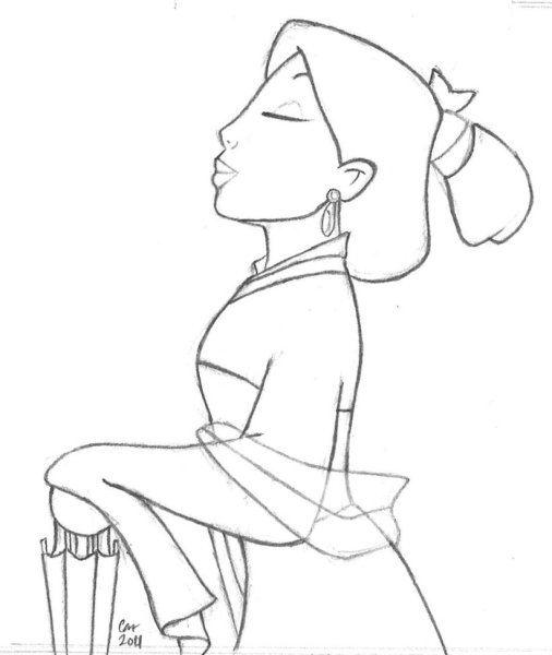 Мулан зарисовки