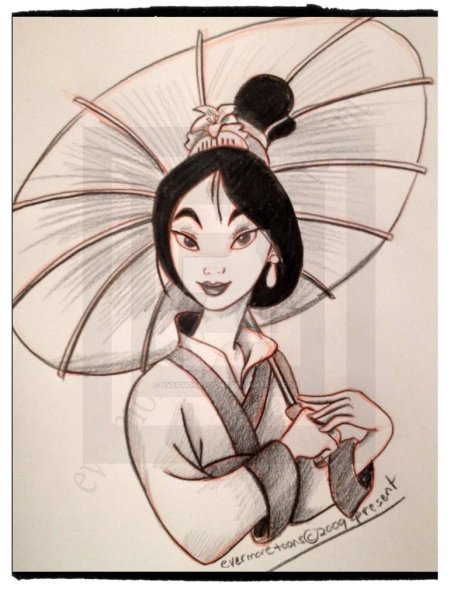 Мулан скетч