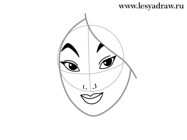 Мулан срисовать