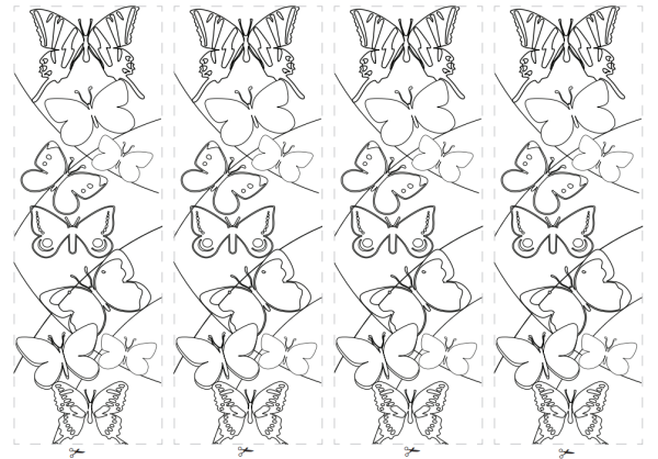 Рисунки для закладки карандашом