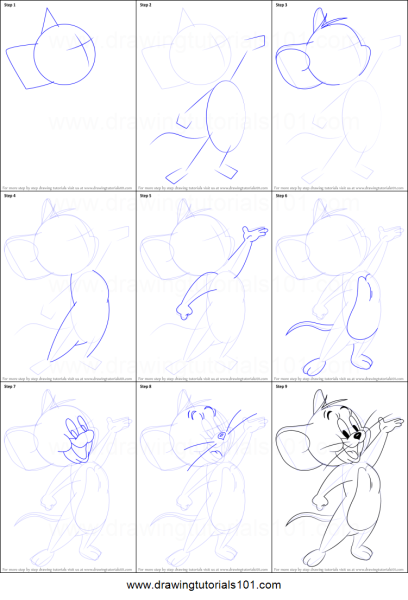 Пошаговое рисование карандашом для детей