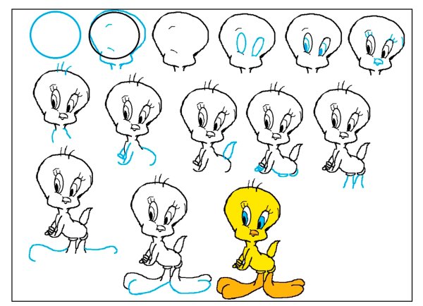Как нарисовать берлогу поэтапно для детей