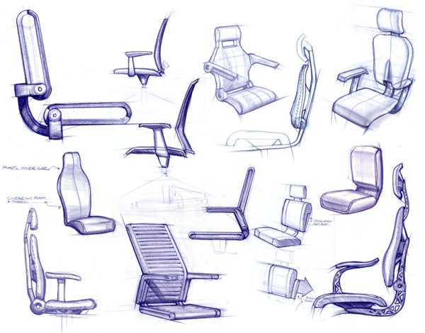 Скетчи мебели