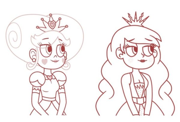 Королевы МЬЮНИ раскраски