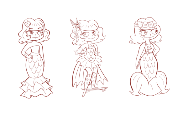 Звездная принцесса карандашом