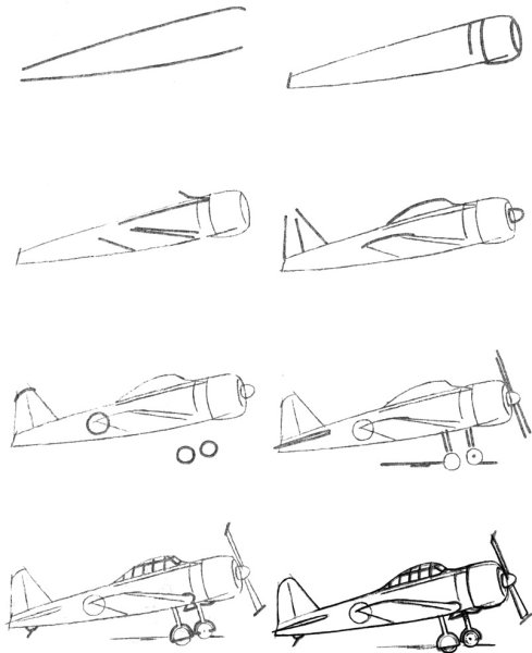 Этапы рисования автомобилей