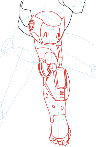 Железный человек срисовать