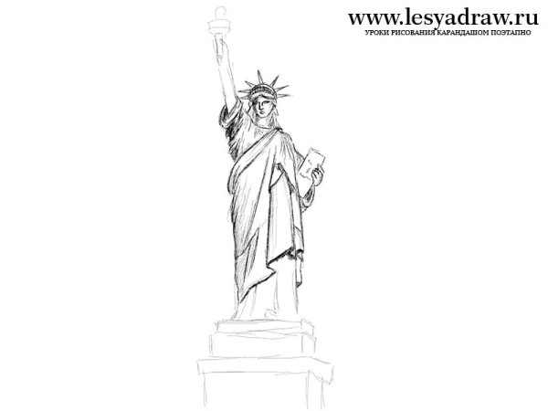Скульптура рисунок карандашом поэтапно