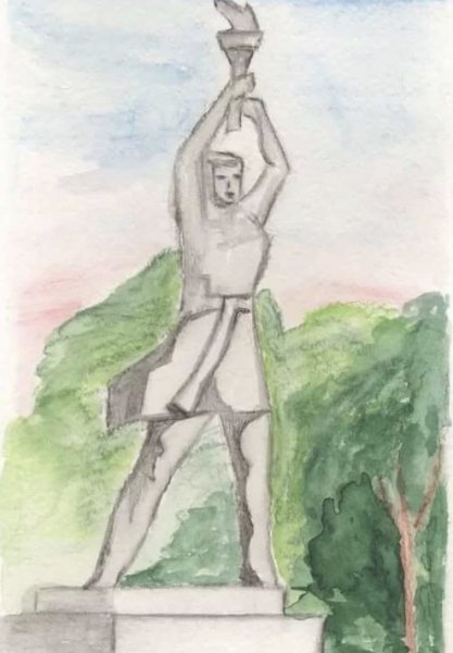 Памятник рисунок