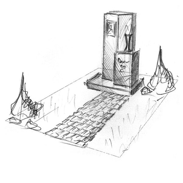 Поэтапное рисование храма на Нерли