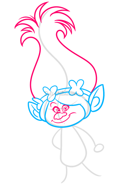 Тролли рисунки для срисовки