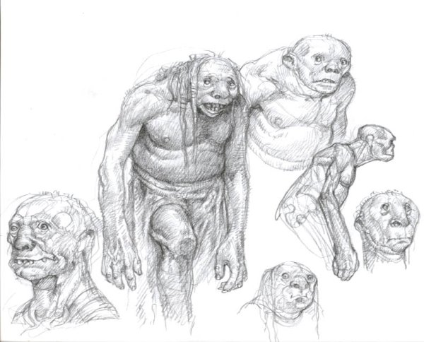 Тролль из Вальхейма рисунок