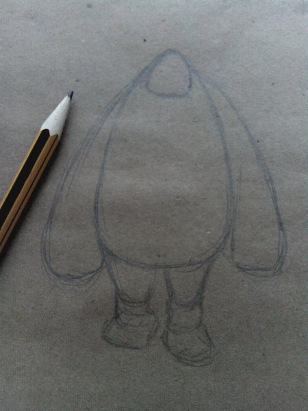 Рисунок пошагово Тролль