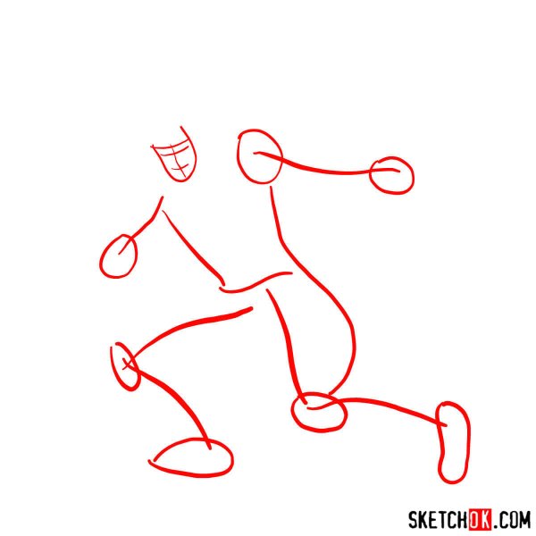 Адам рисунок поэтапно