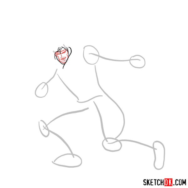 How to draw Gambit man x