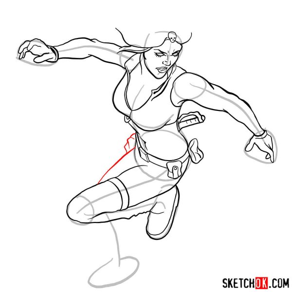 Рисовать людей Икс пошагово карандашом