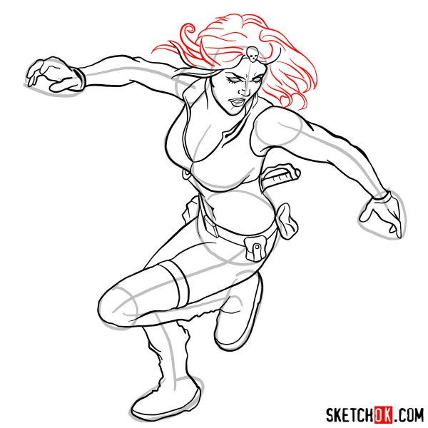 Рисовать людей Икс пошагово карандашом