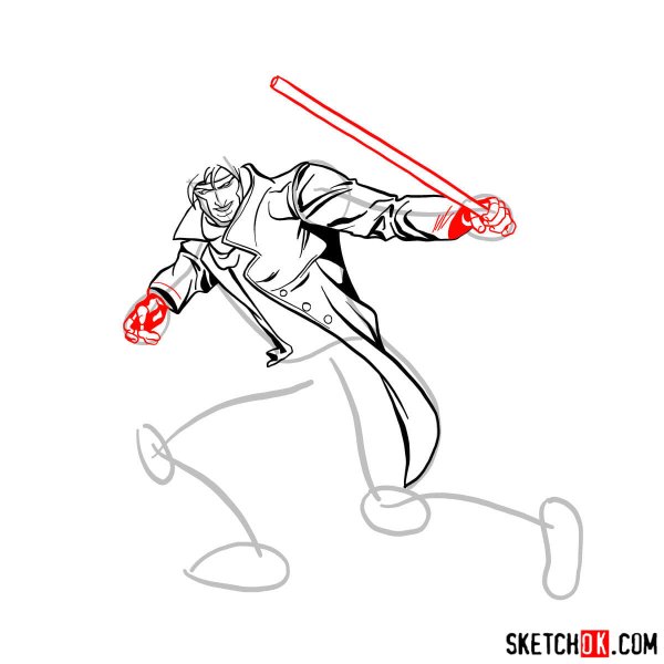 Как нарисовать гамбита