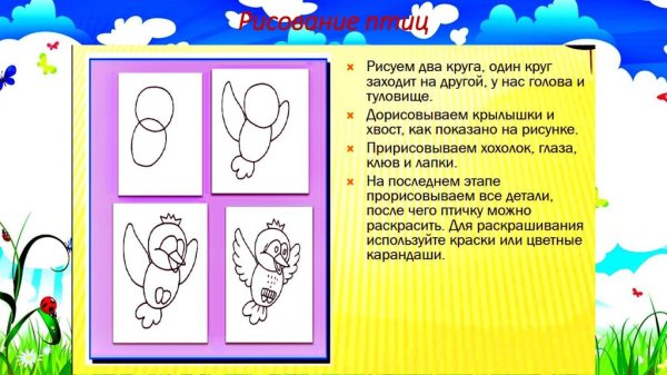 Нарисовать рисунок последовательность