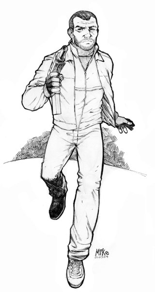 Нико Беллик рисунок