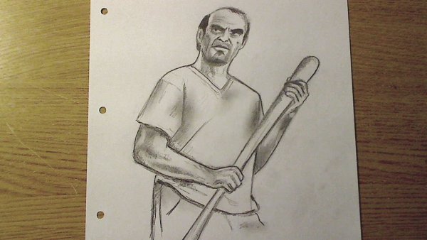 Тревор карандашом