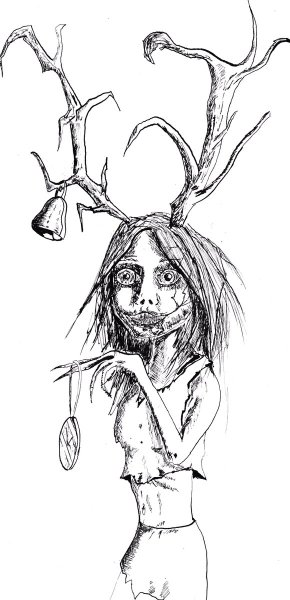 Рисунки карандашом страшные легкие