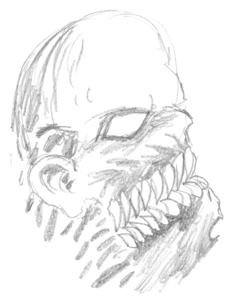 Страшные рисунки для срисовки