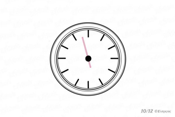 Часы для срисовки