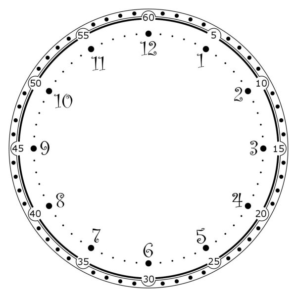 Циферблат часов
