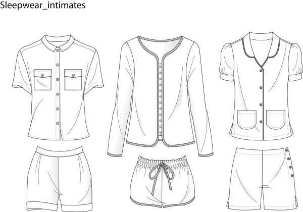 Крой пижамы