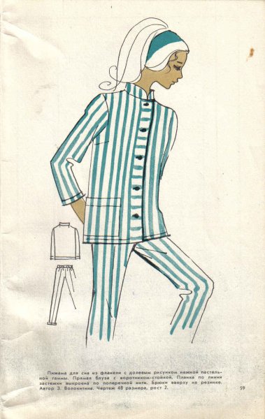 Эскизы пижам женских