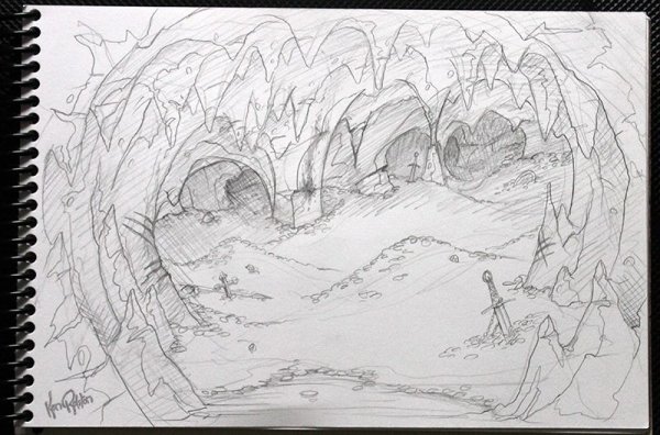 Пещера скетч
