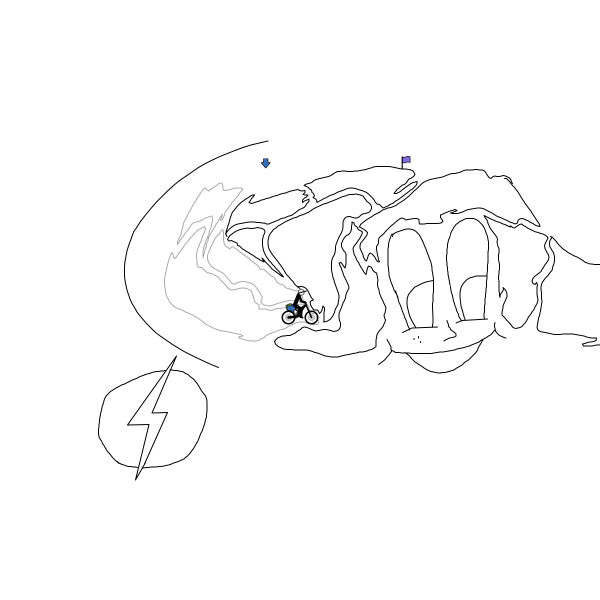 Пещера рисунок карандашом