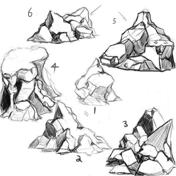 Зарисовки камней