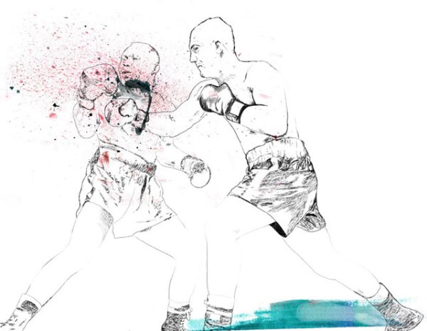 Зарисовки боксеров