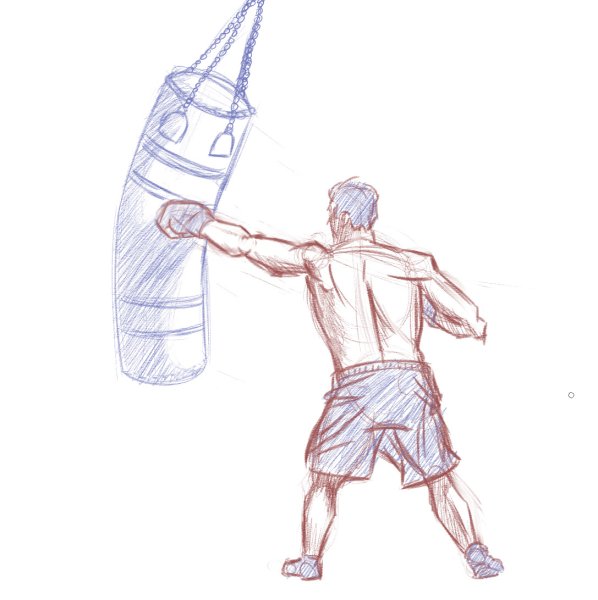 Наброски в боксе