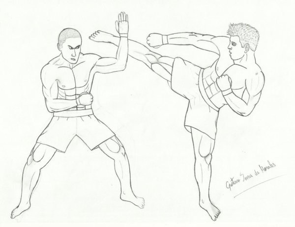 Бой рисунок